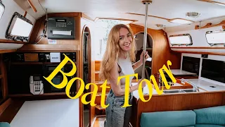 First Look at Our New 40ft Sailboat! Full Boat Tour & Walkaround