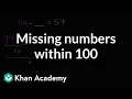 Missing numbers in addition and subtraction 2nd grade Khan Academy