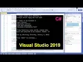 Visual Studio 2019 C How to Create Your First Program Super Hello World