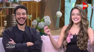 لما تندمج مع الاغاني وانت سايق   نور ايهاب في   شهور دندنها