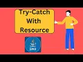 Java Interview Questions Try Catch With Resource Example Java Java 7 Features