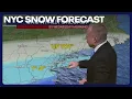 NYC snow forecast Timeline how many inches to expect tonight