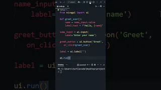 Build a Web App with Python in 60 Seconds NiceGUI Tutorial