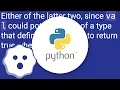 not None test in Python