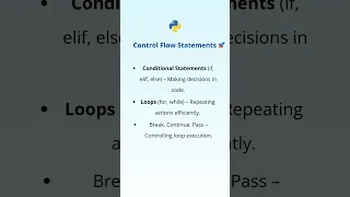 Mastering Control Flow in Python Python