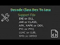 Decompile DexClass To Java Class No Root