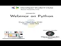 Webinar on Python