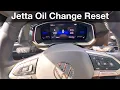 2018 - 2023 Volkswagen Jetta How to reset oil change maintenance reminder