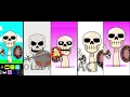 Lagu Sprunki OC: RAAAH! Skeleton Banging Shield | All Phases (Phase 2, 3, 4 \u0026 5) | Game Animation