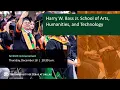UT Dallas Commencement Fall 2025 Harry W Bass Jr School of Arts Humanities and Technology
