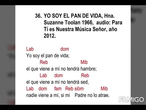 Download MP3 Yo Soy el Pan de Vida, Hna. Suzanne Toolan (con acordes)