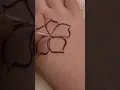 easy and simple trick ll hibiscus mehndi design