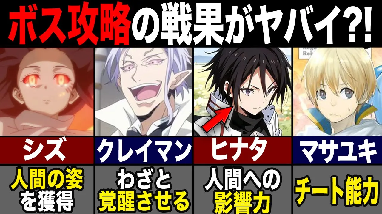 【転スラ】リムルが3期までに倒したキャラと起こった変化まとめ