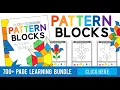 Pattern Block Templates Activity Bundle