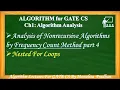 Ch 1 14 Analysis of Nonrecursive Algorithms For Loop by Frequency Count Method part 4