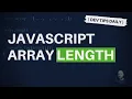 DevTips Daily How to get the length of an array in JavaScript