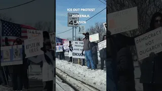 Ice out Mokena protest