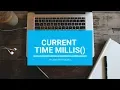 Current Time Millis - Core Java With BlueJ