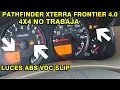 nissan xterra pathfinder frontier 4 0 4x4 not working ABS VDC SLIP