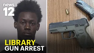 Loaded gun high-capacity magazine found at library 18-year-old arrested