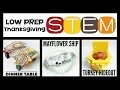 Low Prep Thanksgiving STEM Challenges