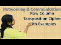 Row Column Transposition Cipher Encryption and Decryption Techniques Ask Concept Builder