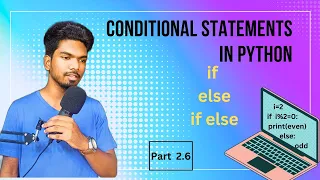 If Else conditional statements in python 2 6 python course