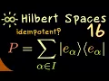 Hilbert Spaces 16 Orthogonal Projection Operators dark version