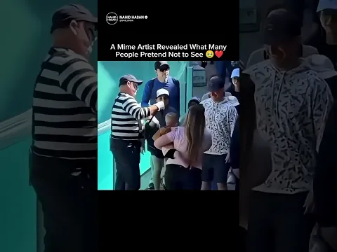 A Mime Artist Revealed What Many People Pretend Not to See 🥹❤️