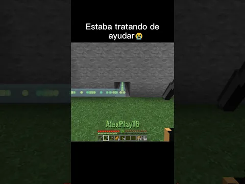 Estaba Tratando de Ayudar😭 #minecraft #minecraftmemes