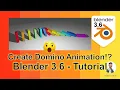 How to create Domino Effect Animation - Blender 3 6 Tutorial