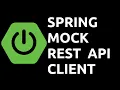 Mock Java REST Web Service Tutorial with Spring Boot RestTemplate Test Example Client