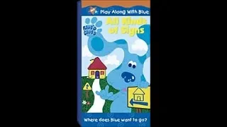 opening to blues clues all kinds of signs 2001 vhs