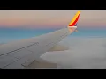 4K SUNRISE FULL FLIGHT Minneapolis MSP - Phoenix PHX Southwest Airlines Boeing 737 MAX 8