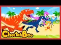 Download Lagu Please stop chasing us! | I'm a dinosaur hunter | Nursery rhymes \u0026 Kids Song | #Cheetahboo