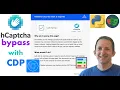 Bypassing hCaptcha with CDP and Python