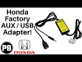 2002 - 2011 Honda Factory Aux USB Adapter Unboxing