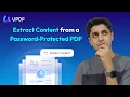 2026 Extract Text Images from Password-Protected PDFs PDF Content Extraction