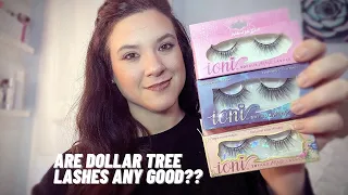 Dollar Tree Lashes Ioni Lash Review and Try-on