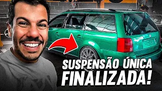 FICOU T-E-S-@-O DEMAIS!???? Rolê de PASSAT VARIANT TURBO VERDE FINALIZADA SUSPENSÃO!!! Única no Brasil?