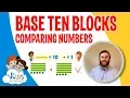 Base Ten Blocks - Comparing Numbers Math for 1st Grade Kids Academy