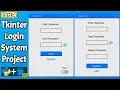 Tkinter Login System Part 4 User Login Authentication Account Deletion