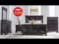 Solid Mahogany Prism Queen Bedroom Set Only 2299 Bob s Discount Furniture