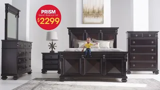 Solid Mahogany Prism Queen Bedroom Set Only 2299 Bob s Discount Furniture
