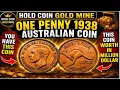 1 Penny 1938 Australia Coin Value 93 42