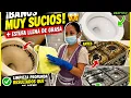 Extreme cleaning very dirty bathrooms with mold grease-filled kitchen cleaning tips