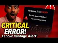 Lenovo LOQ Hardware Scan Lenovo Vantage Hidden trick