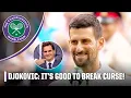 Download Lagu Novak Djokovic cracks a joke with Roger Federer in attendance | 2025 Wimbledon