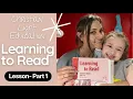 How We Split Reading Lessons Into Two Parts Christian Light Education Learning to Read Pt 1