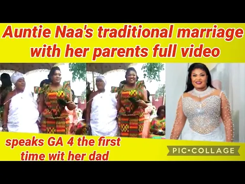 Download MP3 Auntie Naa's speaks Ga wit parent at her traditional marriage ceremony full video @Oyerepafm